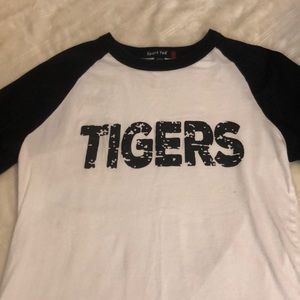 Girls sports team, baseball sleeve shirt!